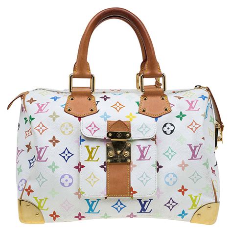 white multicolor louis vuitton purse|Louis Vuitton canvas bags.